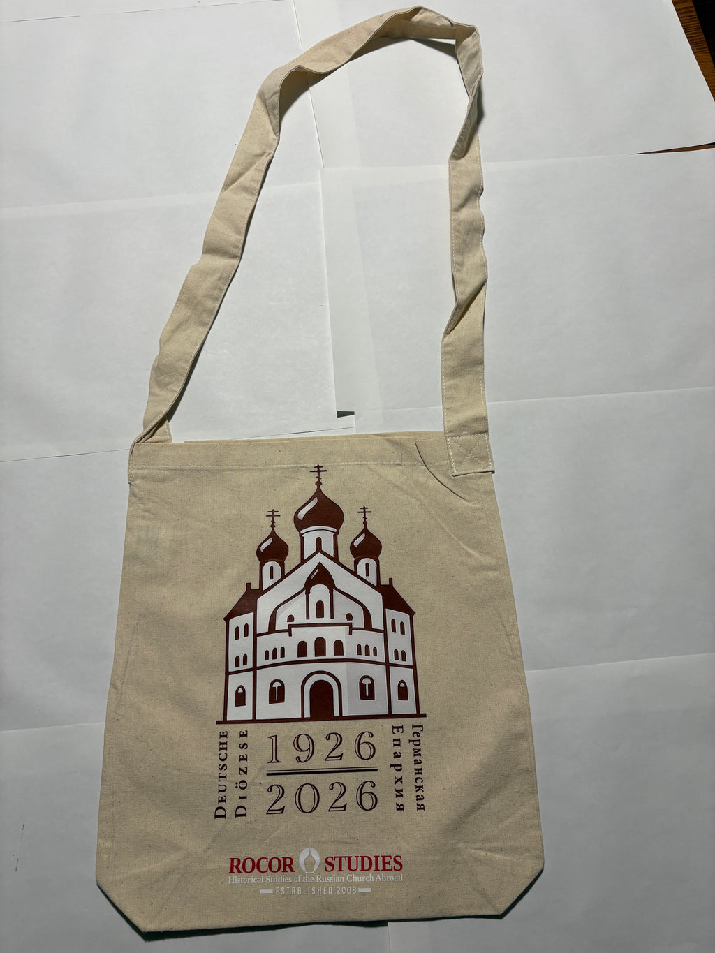 Flat Canvas German Diocese Anniversary Tote Bag
